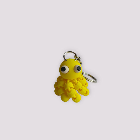 Octopus Keychain – Flexible 3D Printed Charm